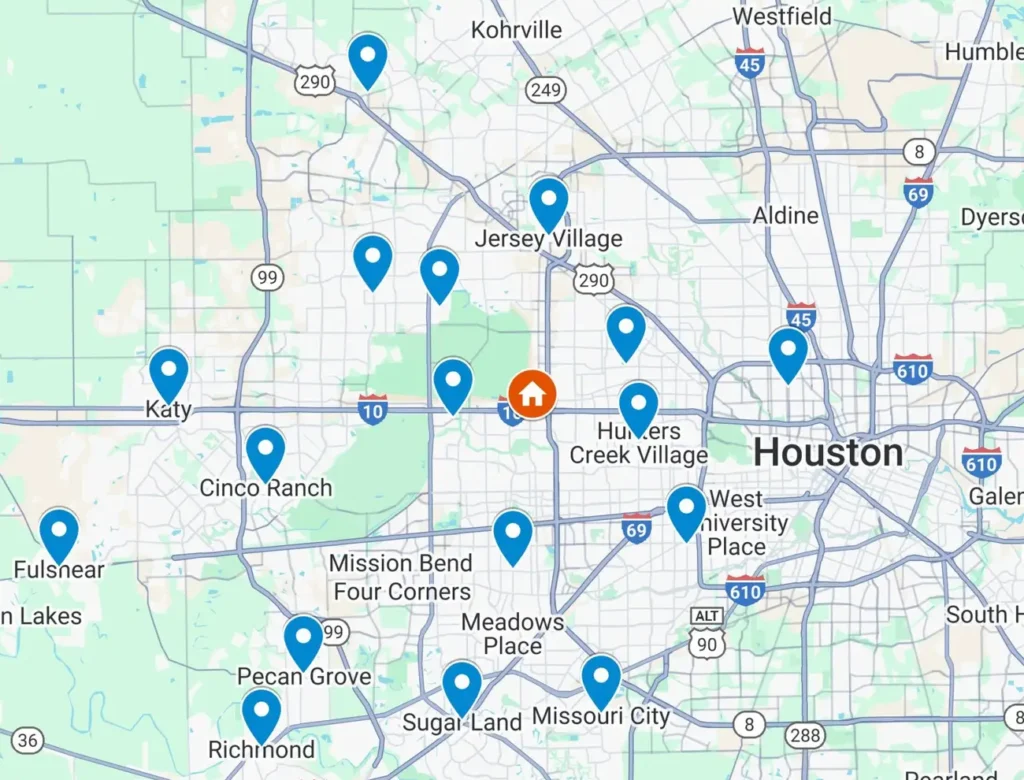 Modern Air of Katy service areas 2